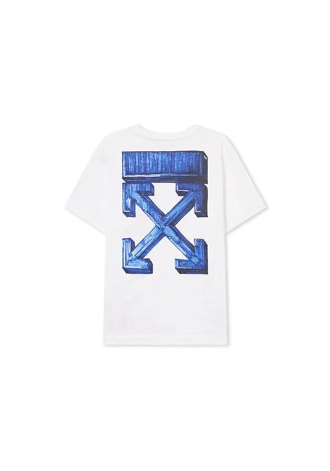 T-shirt con stampa OFF WHITE KIDS | OBAA002S26JER005100
